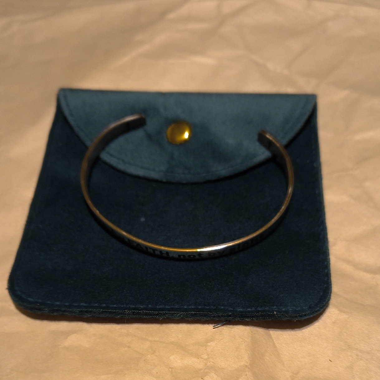 Nwot Stainless Steel Inspirational Bracelet